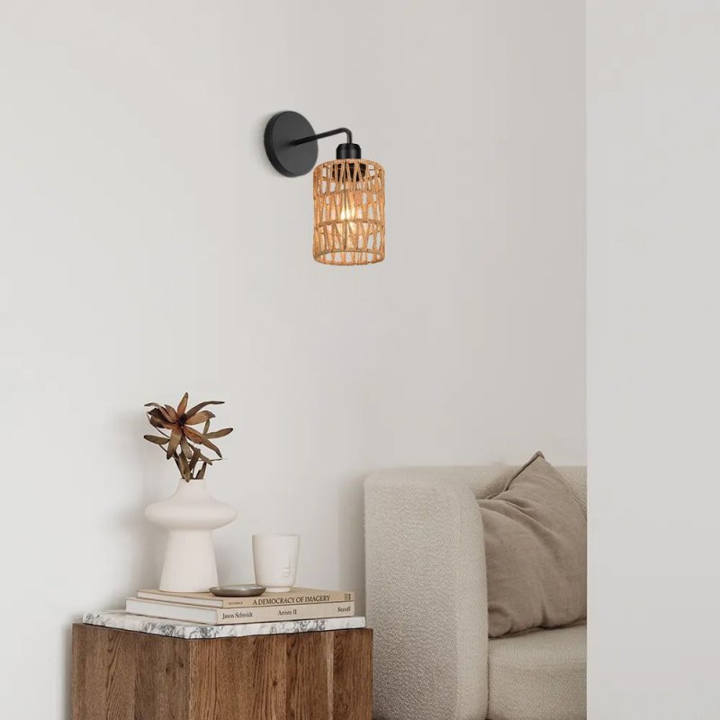 WALL LAMP TOOLIGHT APP1623-1W BOHO BEIGE BLACK