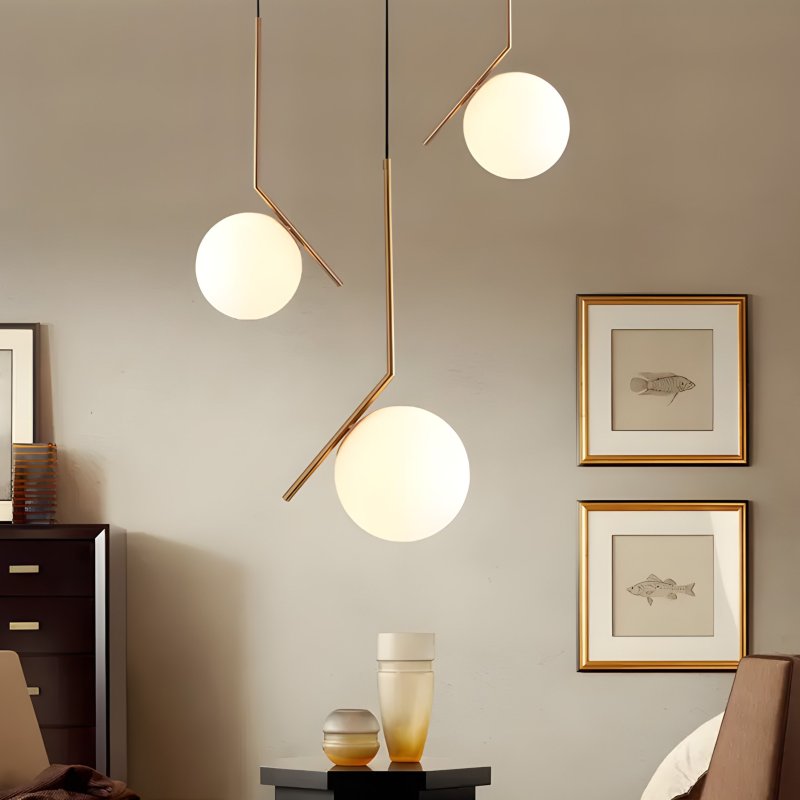 CEILING LAMP CHANDELIER TOOLIGHT G106-1W GOLD WHITE