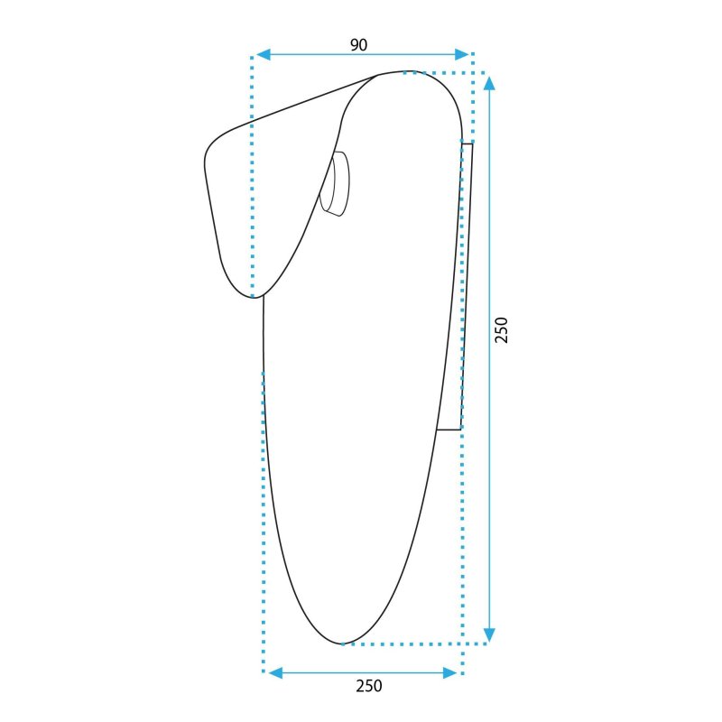 Wall lamp APP1430-W GOLD