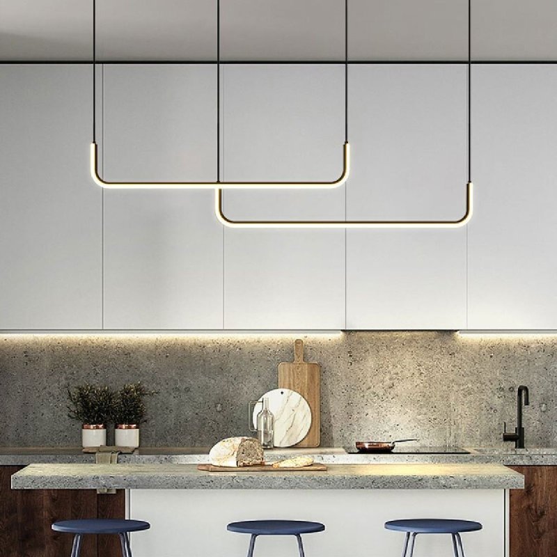 Pendant LED Lamp TOOLIGHT APP980-1CP Black 1-light point 40W 40x90x11cm
