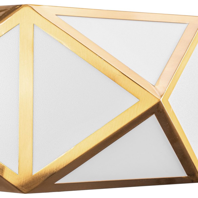 Ceiling Lamp Chandelier TOOLIGHT APP1238 Aluminium - Plastic White - Gold E27 3-light points