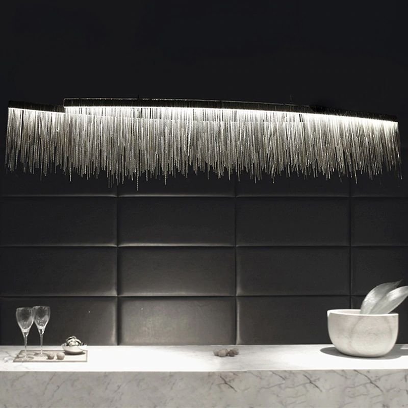Pendant LED Lamp TOOLIGHT APP891-CP CHAIN 1-light point 38 W 22,5x100cm