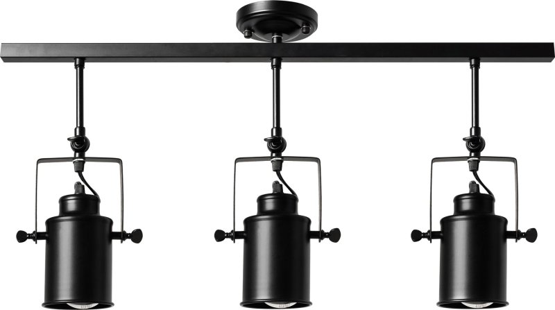 Pendant Lamp TOOLIGHT APP487-3C SPOT 3 Black 3-light points E27 10,5x70x38cm