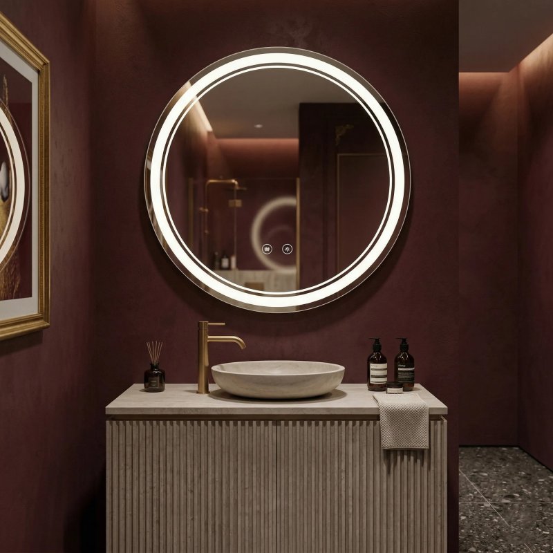 Mirror Rea Soft 80 Led Transparent
