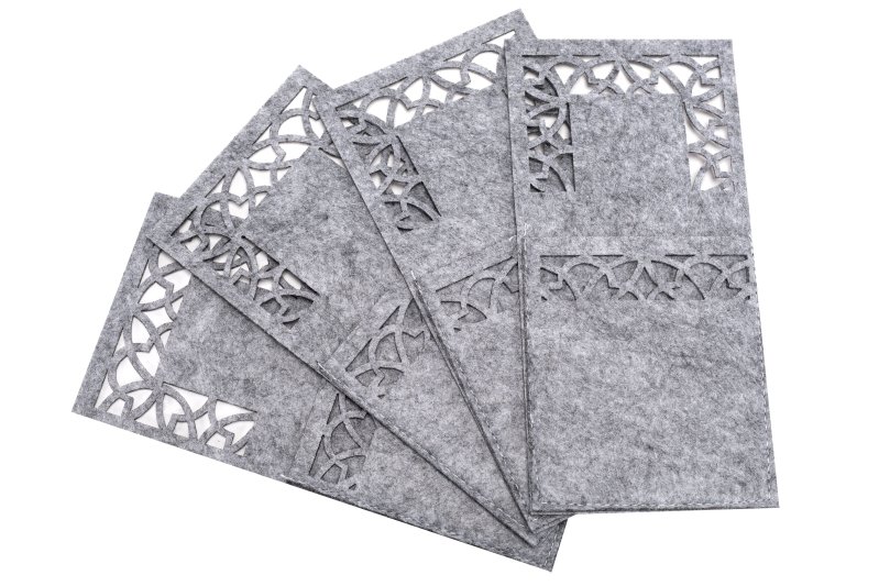 Cutlery Cover Set 4 pcs KF357-4G Grey