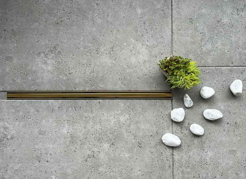 Linear drainage REA Neox Slim pro Gold 90