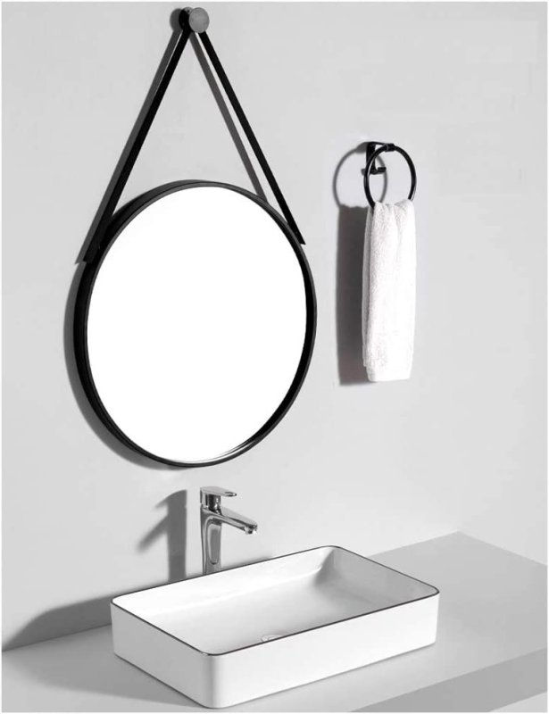 Mirror with Strap REA CFZL-MR065 65cm Black
