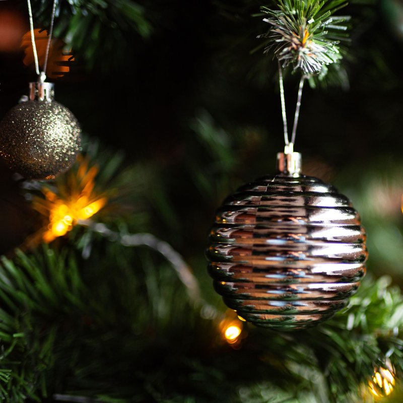 Christmas balls 311433C Silver