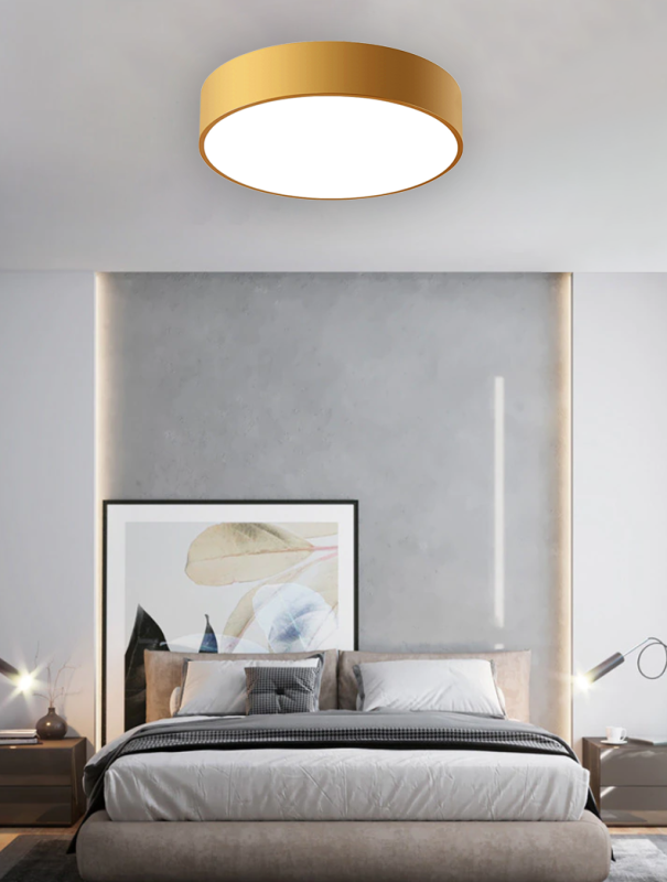 Ceiling Lamp Chandelier TOOLIGHT APP872-C Classic Gold 30cm Round 3-light points E27 30x8Cm