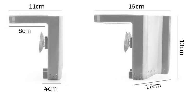 Sink organizer 17x16x13cm