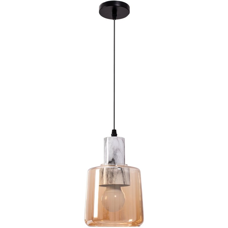 Pendant Lamp TOOLIGHT APP1011-1CP Beige E27 1-light point