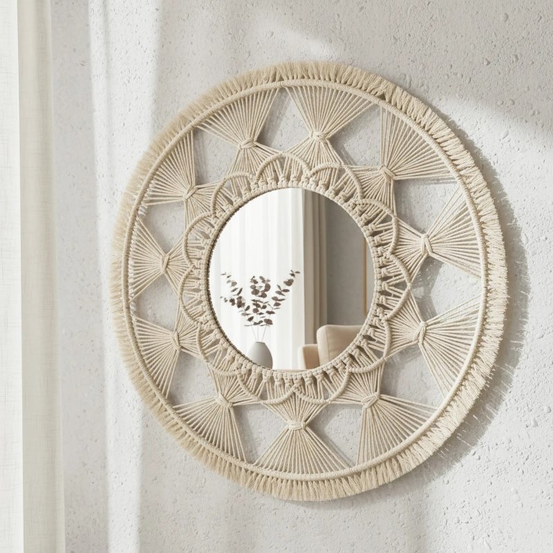 Boho Wall Mirror REA 322050 65cm
