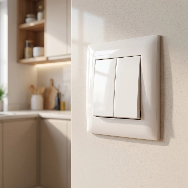 Toolight Double Switch Oste Jnh007-w White