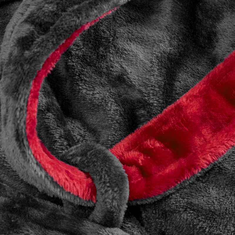 Bathrobe Roger Grey Red Men L