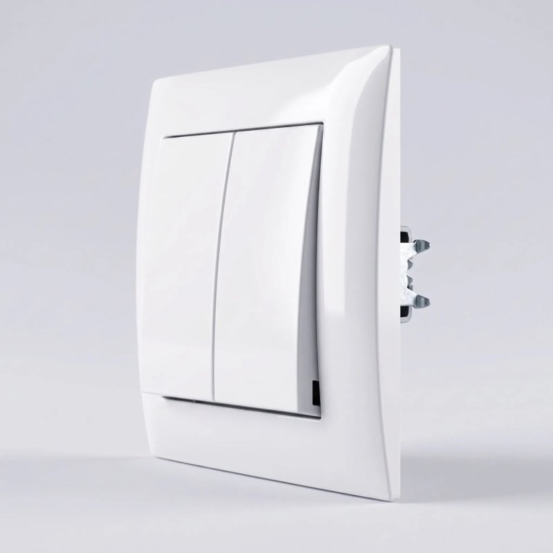 Toolight Double Switch Oste Jnh007-w White