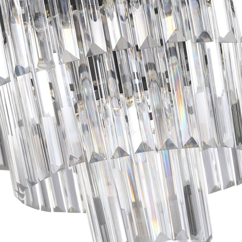 Ceiling Lamp Chandelier TOOLIGHT APP780-7C Cristal Round 7-light points E14 40x40x23,5Cm