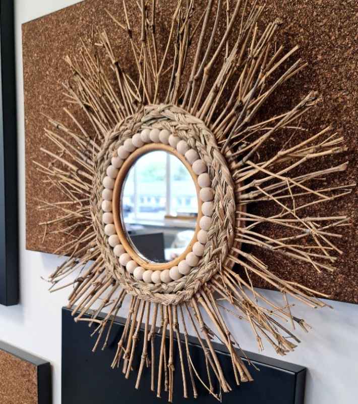 Boho Wall Mirror REA 322091 45cm