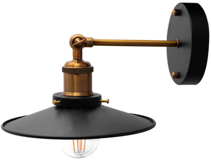 Wall Light Toolight APP184-1W E27 black