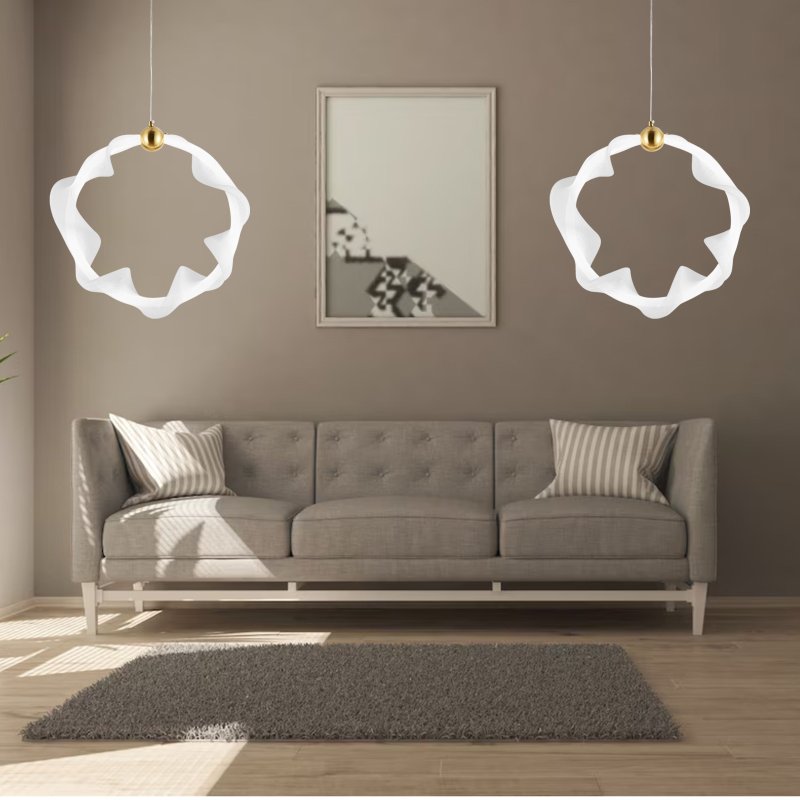 CEILING LAMP CHANDELIER TOOLIGHT LED G014-1CP WHITE GOLD