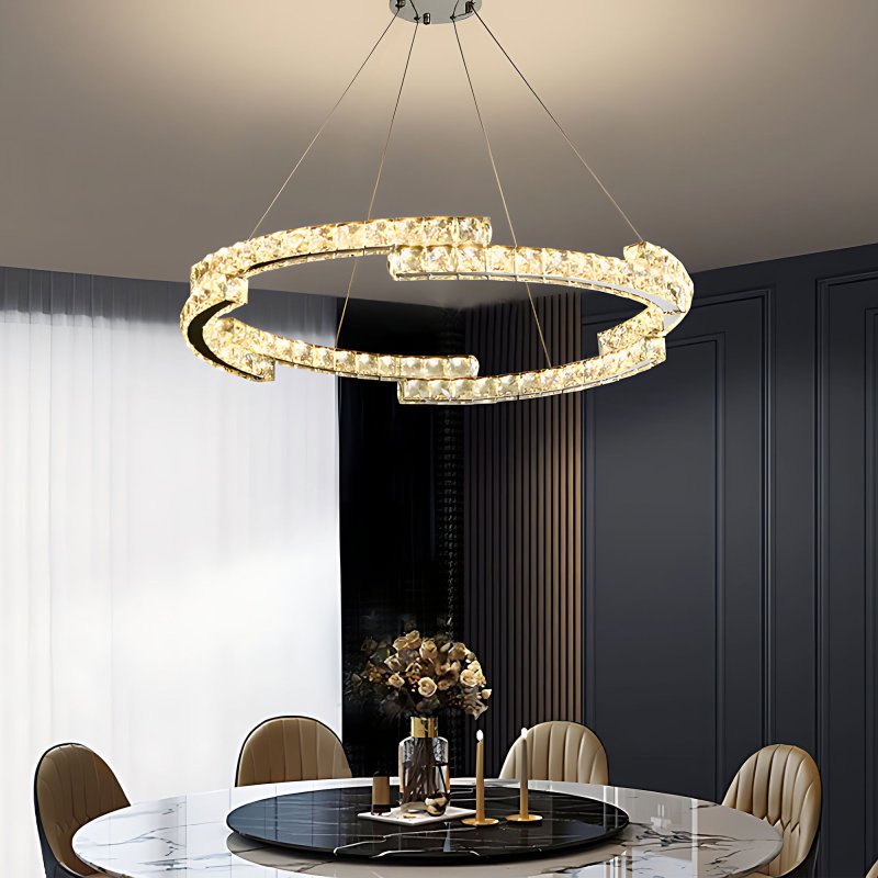 LED HANGING CEILING LAMP TOOLIGHT APP1770-CP CHROME 60CM