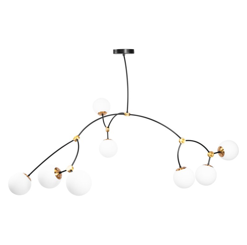 CEILING LAMP CHANDELIER TOOLIGHT APP1673-8CP BLACK