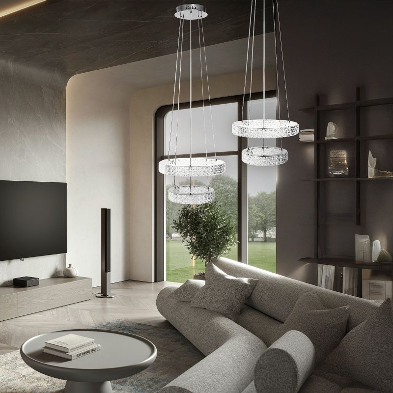 CEILING LAMP CHANDELIER TOOLIGHT MS006-CP CHROME