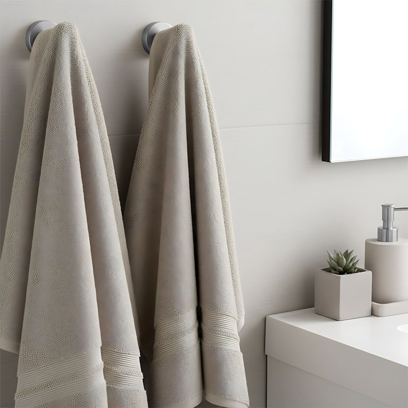 Set Of Bathroom Hangers Rea Ari Brush Nickel