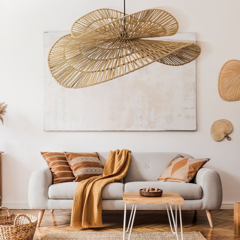 CEILING LAMP CHANDELIER TOOLIGHT BOHO APP1738-1CP 80CM