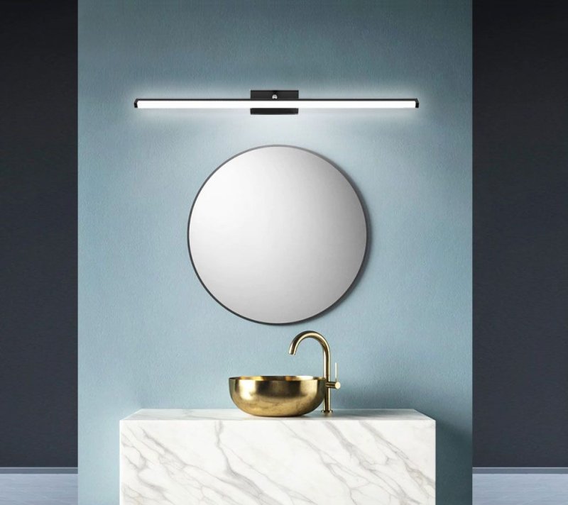 Bathroom Wall LED Light TOOLIGHT APP373-1W Black 12W 50cm