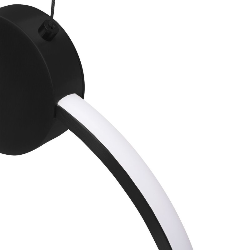 Pendant LED Lamp TOOLIGHT APP1395-CP Black 40cm