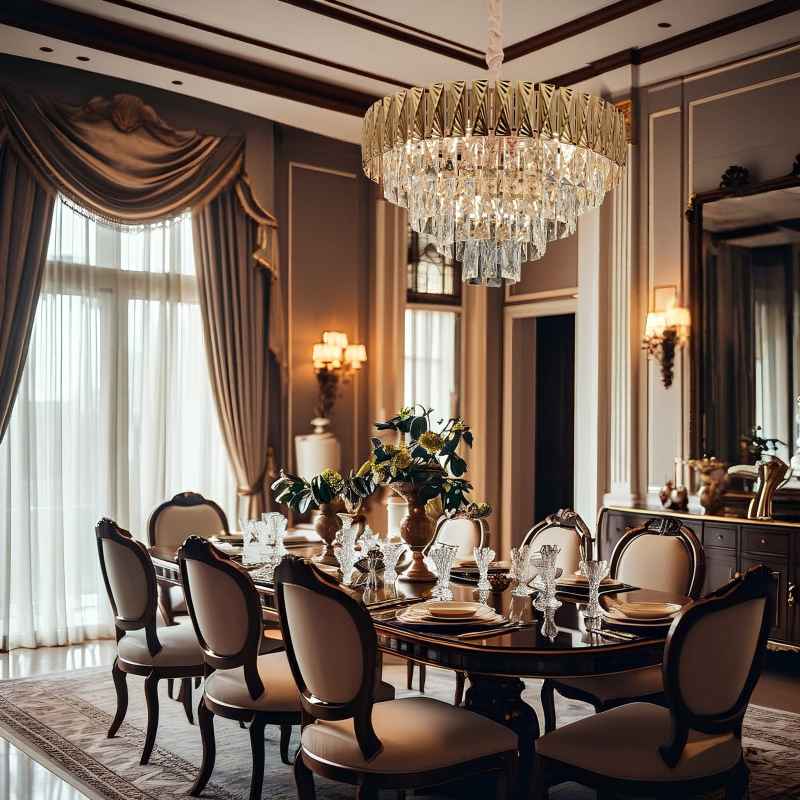 CEILING LAMP CHANDELIER TOOLIGHT G059-CP 50CM GOLD