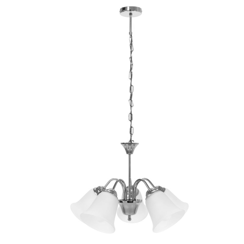 Pendant Lamp TOOLIGHT APP960-5CP Vintage Chrome 5-light points E27 54x36cm