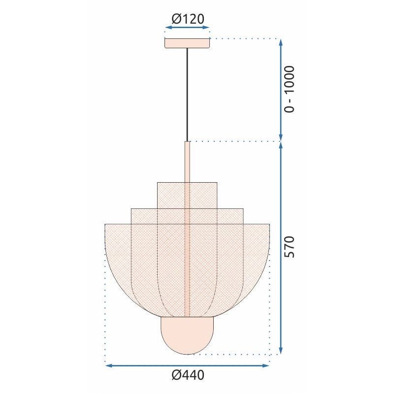 Lamp Rose Gold APP888-CP