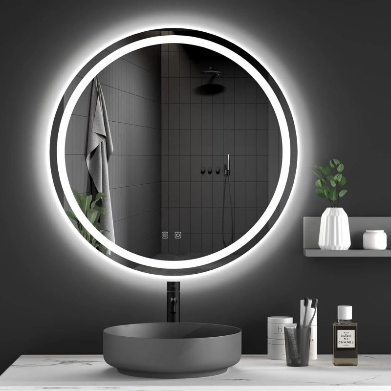 Bathroom LED Mirror REA BAS 60cm