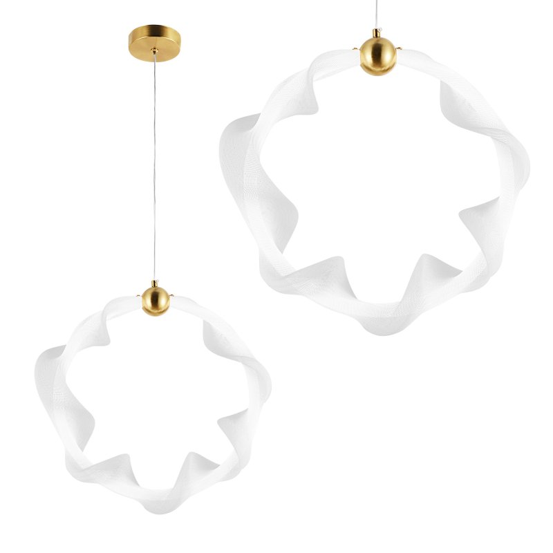 CEILING LAMP CHANDELIER TOOLIGHT LED G014-1CP WHITE GOLD