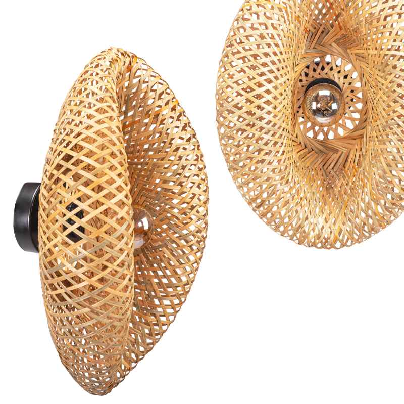 Wall Light Toolight APP1331-1W E27 brown