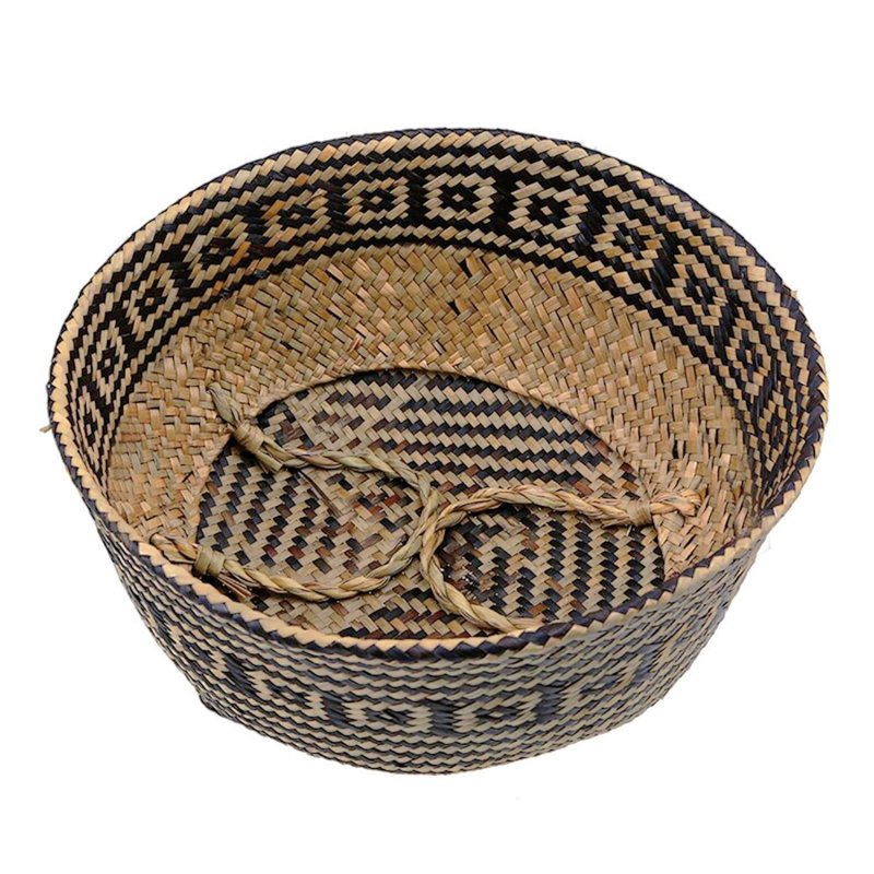 Natural boho-style basket 322177