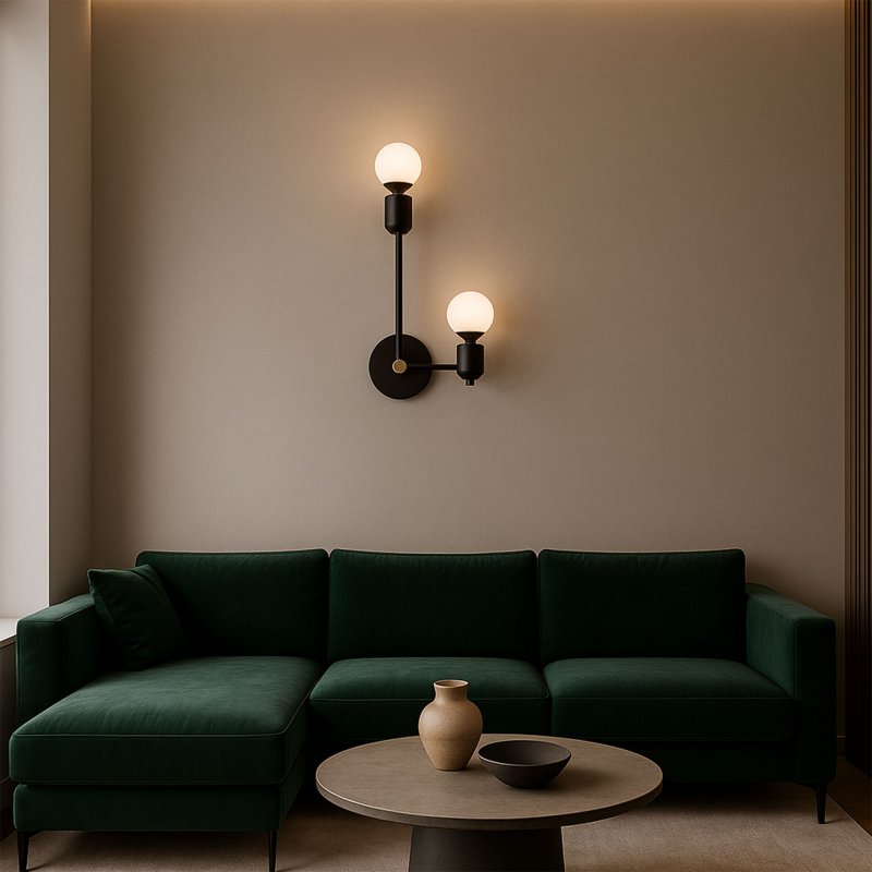 WALL LAMP TOOLIGHT APP1707-2W BLACK