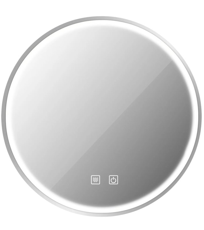 Mirror LED 80cm MMJ BRUSH SILVER