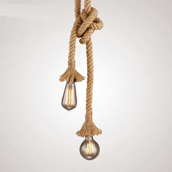Pendant Lamp TOOLIGHT APP419-2CP Rope 1-light point E27 100cm
