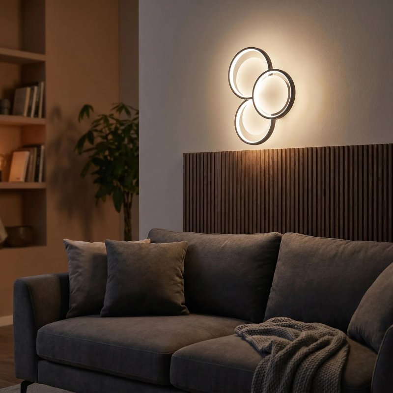 Ceiling Lamp Toolight App1919-C Black Led Black