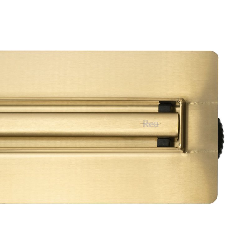 Linear drainage REA Neox Slim pro Brush Gold 100
