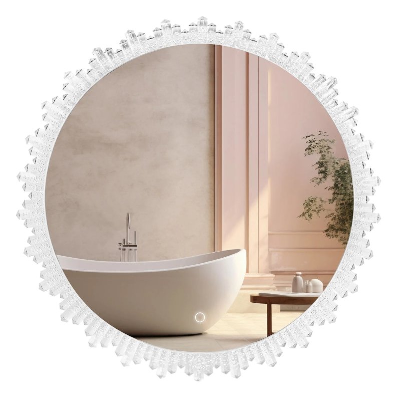 MIRROR REA LED BL807 60CM WHITE