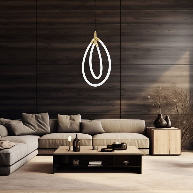 CEILING LAMP CHANDELIER TOOLIGHT LED G017-CP GOLD