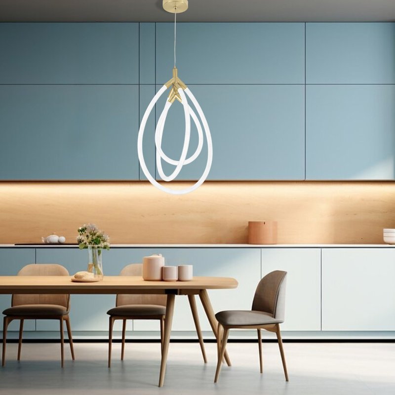 CEILING LAMP CHANDELIER TOOLIGHT LED G018-CP GOLD