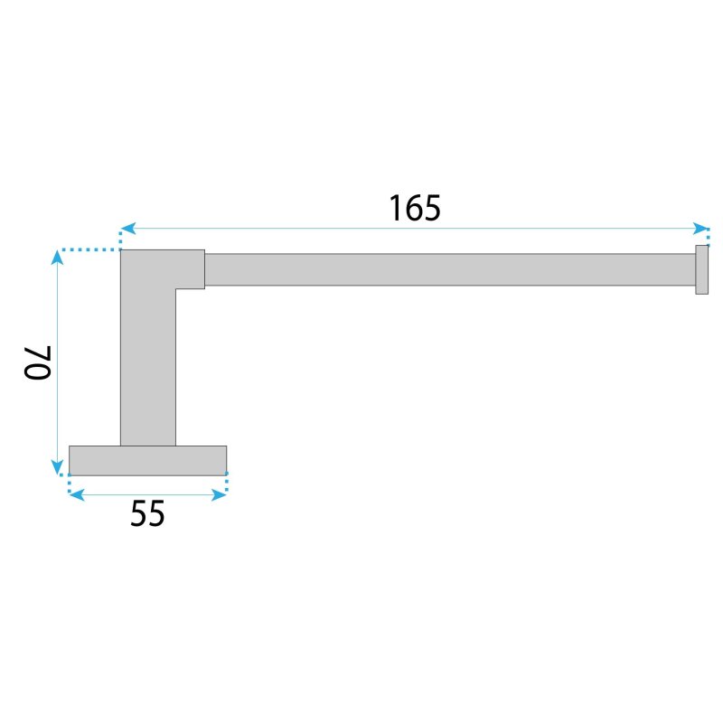 TOILET PAPER HOLDER REA 5909 NICO GOLD