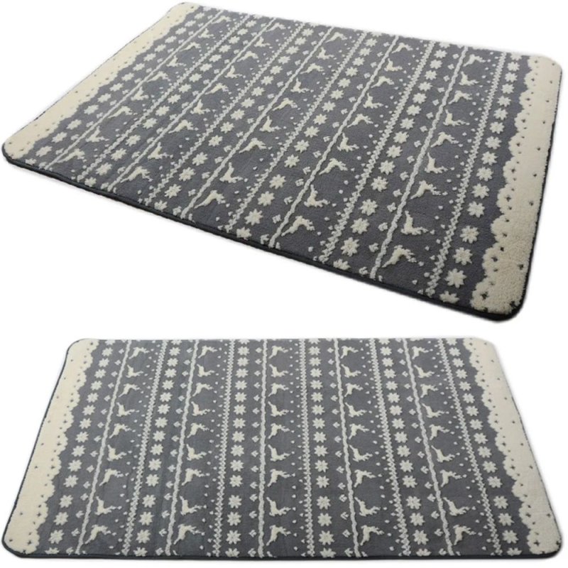 PLUSH CARPET CLOVER BERGEN GREY 1.60*2.30
