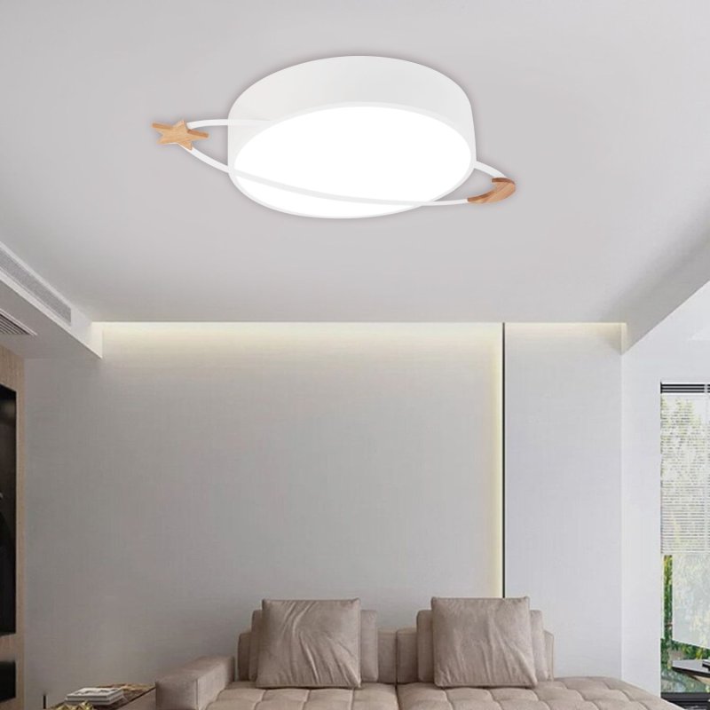 Ceiling Lamp Chandelier TOOLIGHT APP865-C Moon White Round 5-light points E27 30x8Cm