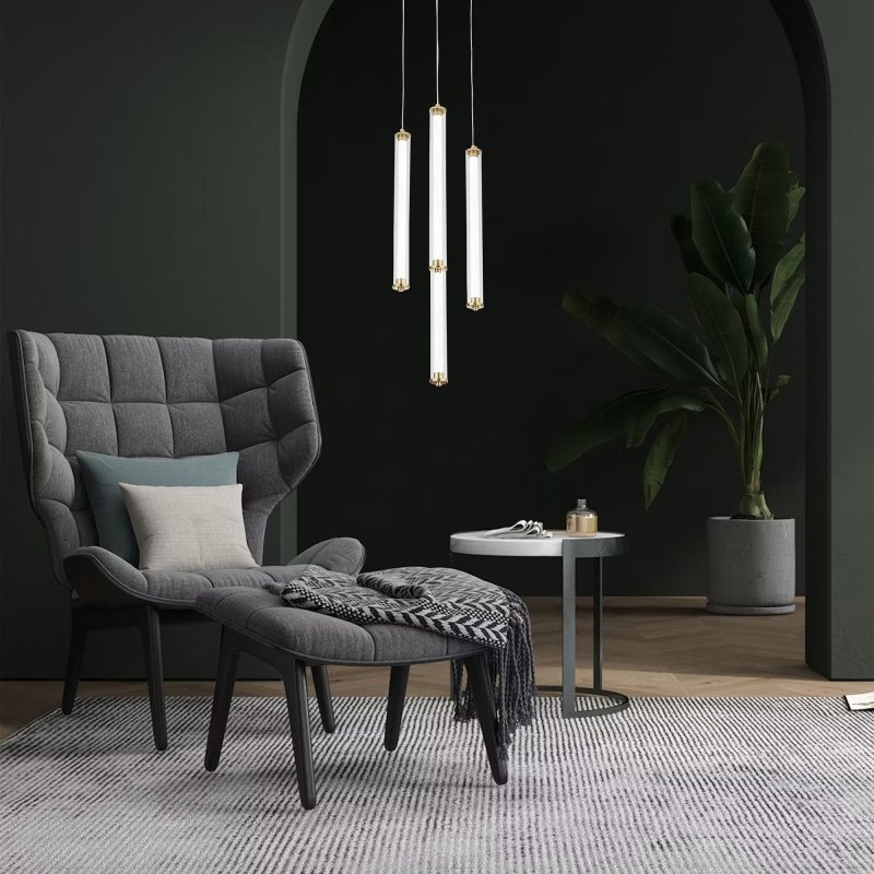 CEILING LAMP CHANDELIER TOOLIGHT LED G024-4CPR GOLD