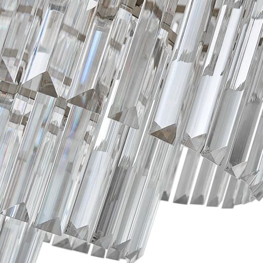 Ceiling Lamp Chandelier TOOLIGHT APP780-7C Cristal Round 7-light points E14 40x40x23,5Cm